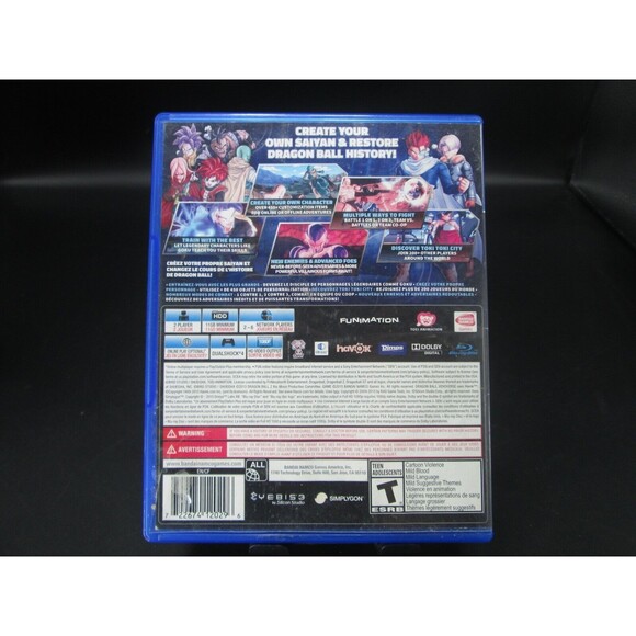 Dragon Ball XenoVerse‎ Sony PlayStation 4 Tested PS4 No Manual - Picture 4 of 9